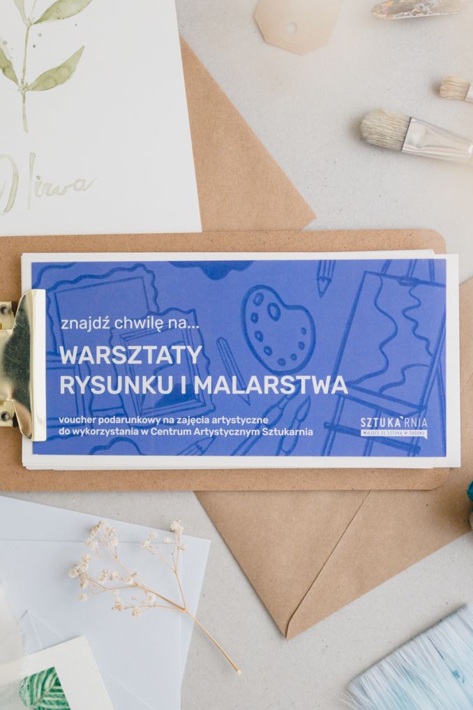 Voucher na warsztaty rysunku i malarstwa